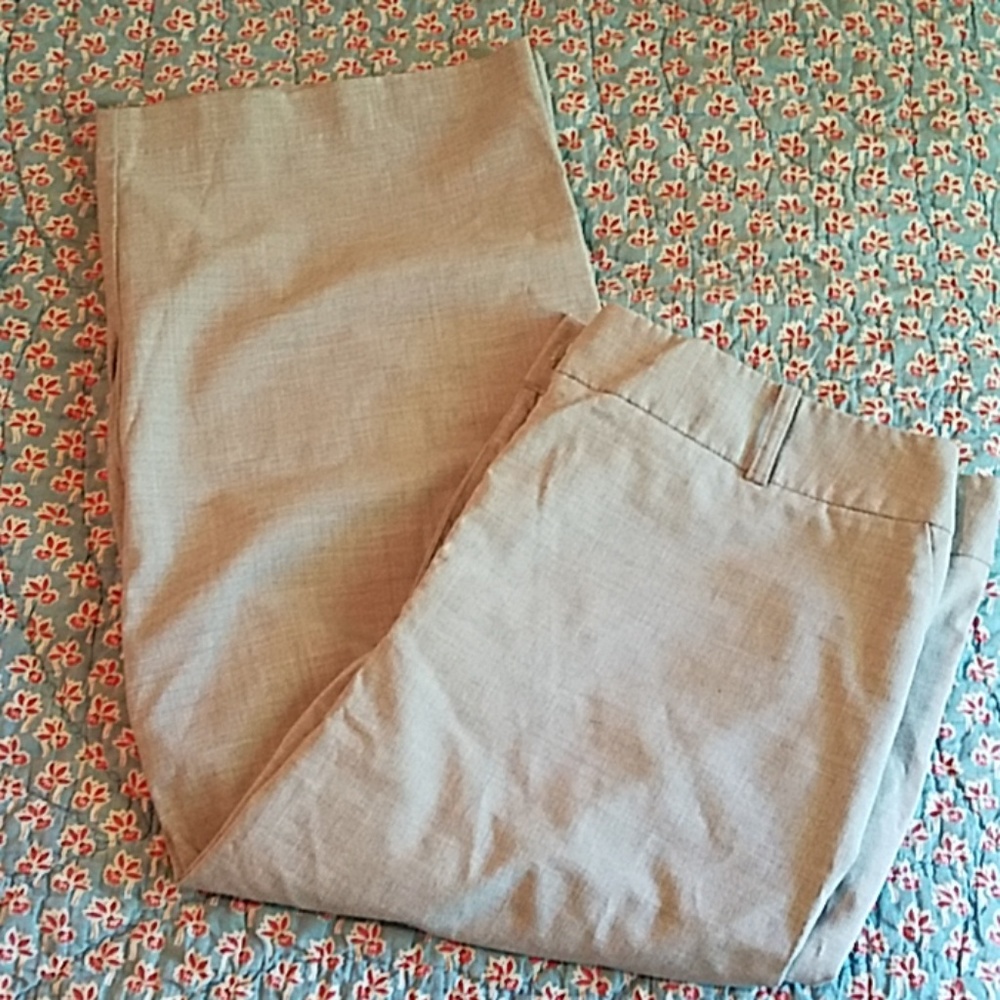 Grey Dress Pants - ankle/cropped length - 18